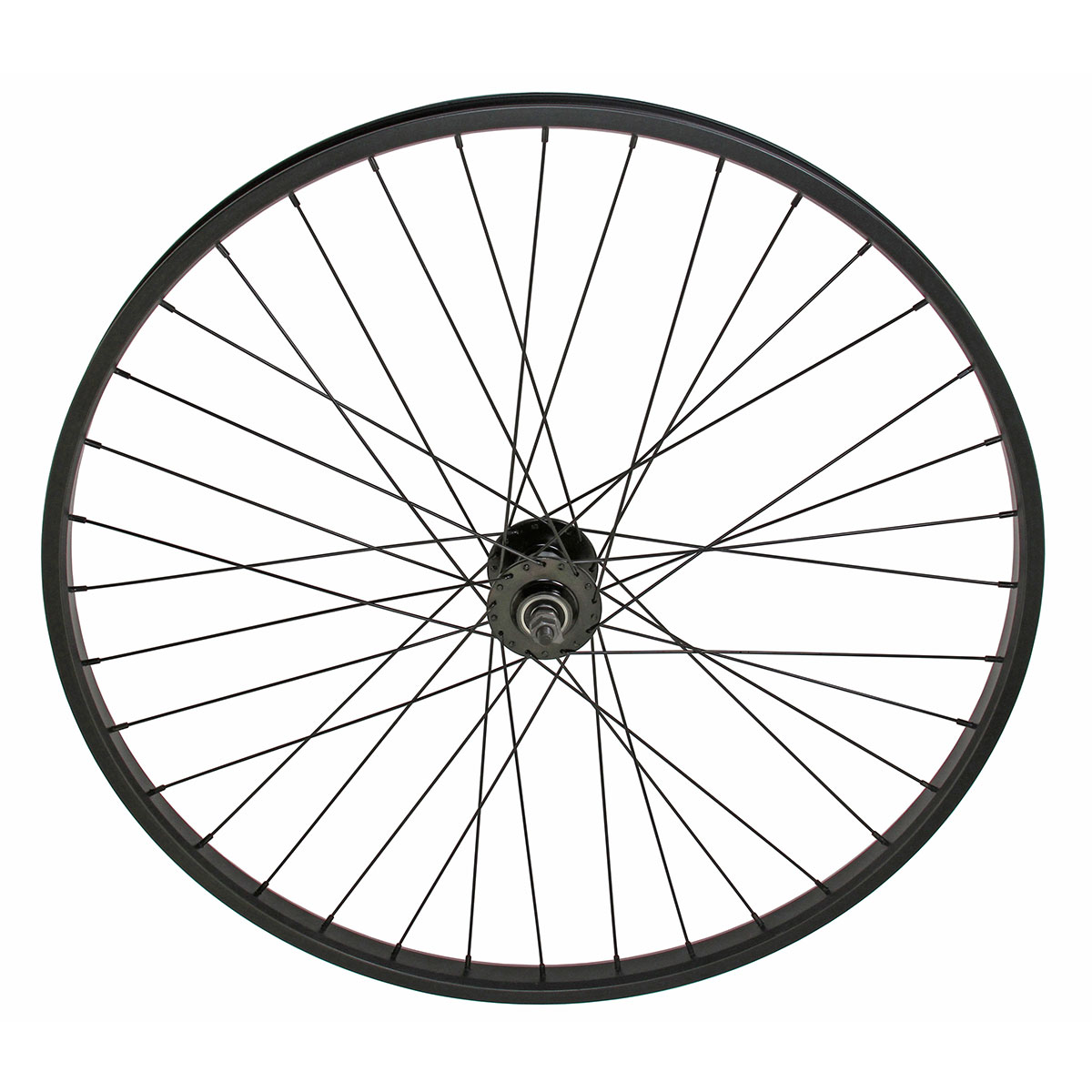 29 Inch x 30mm Alloy Front Wheel 36 Spoke 14G Black 3/8...